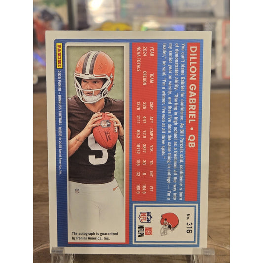 2025 Panini Donruss - Rated Rookie Dillon Gabriel #316 Green Autographs (AU, RC)