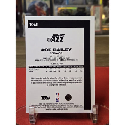 Ace Bailey 2025-26 Topps 80-81 Topps Chrome Mojo Refractor