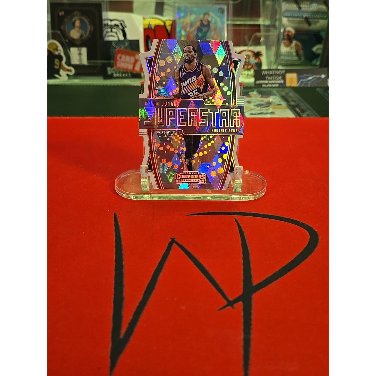 Kevin Durant /99- 2023-24 Panini Contenders Superstar Die-Cuts #8 Playoff Ticket