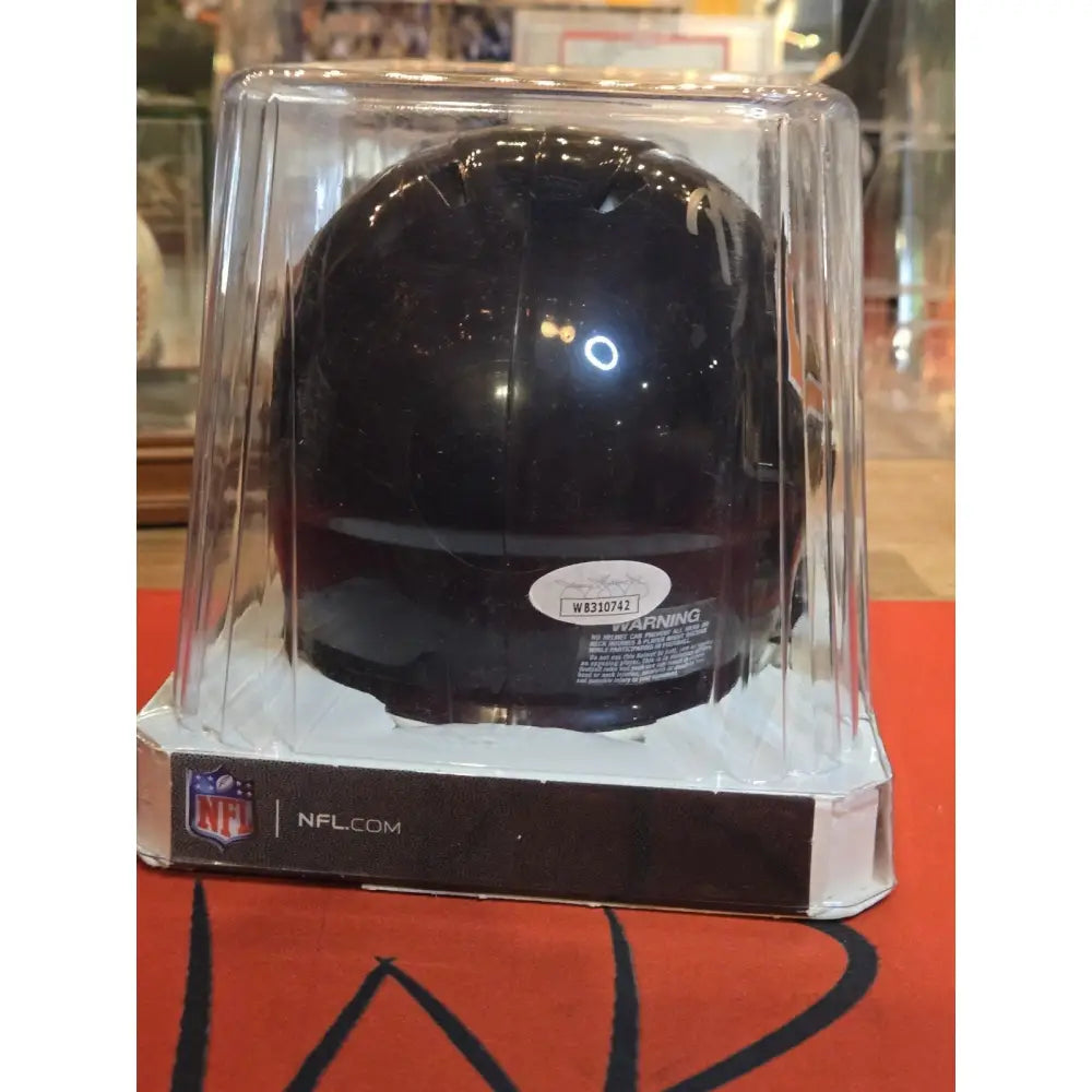 DEANDRE SWIFT CHICAGO BEARS SIGNED SPEED Mini Helmet JSA Witness COA Autographed Helmet