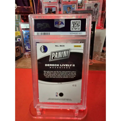 PSA-graded Dereck Lively II Panini basketball card