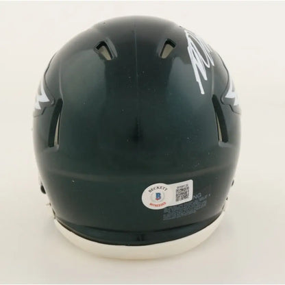 DeSean Jackson Autograph Philadelphia Eagles Mini Helmet Beckett Authenticated