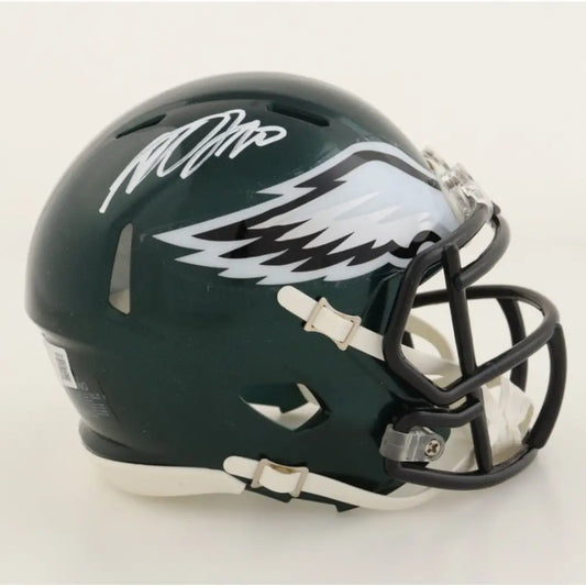DeSean Jackson Autograph Philadelphia Eagles Mini Helmet Beckett Authenticated