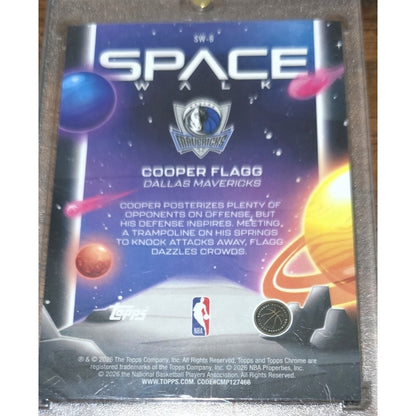 Cooper Flagg Rc 2025-26 Topps Cosmic Chrome - Space Walk SW-6
