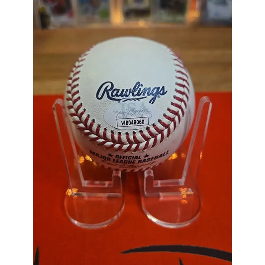 Dylan Crews Signed Rawlings OMLB Baseball JSA