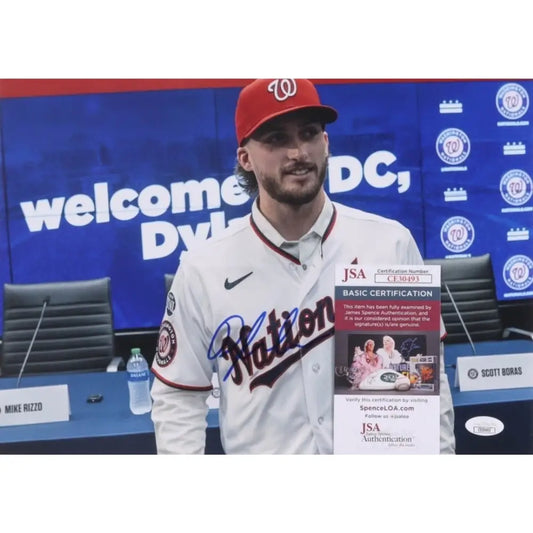 Dylan Crews Washington Nationals Baseball Autographed Signed 11x14 Photo JSA