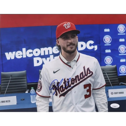 Dylan Crews Washington Nationals Baseball Autographed Signed 11x14 Photo JSA