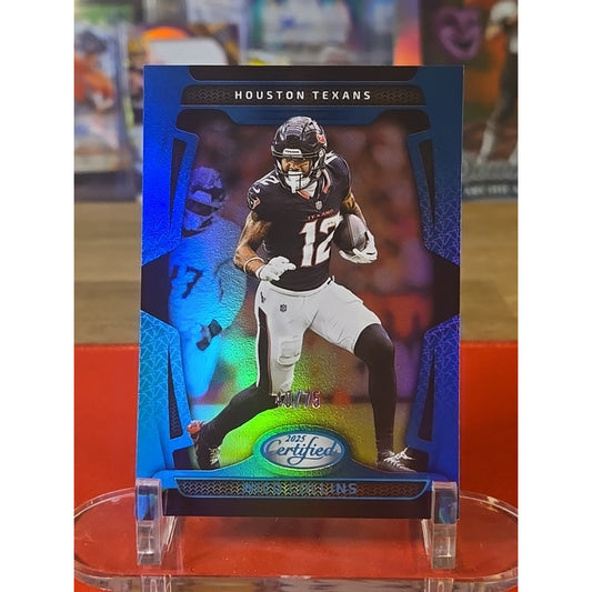 Nico Collins /75 Teal 2025 Panini Certified