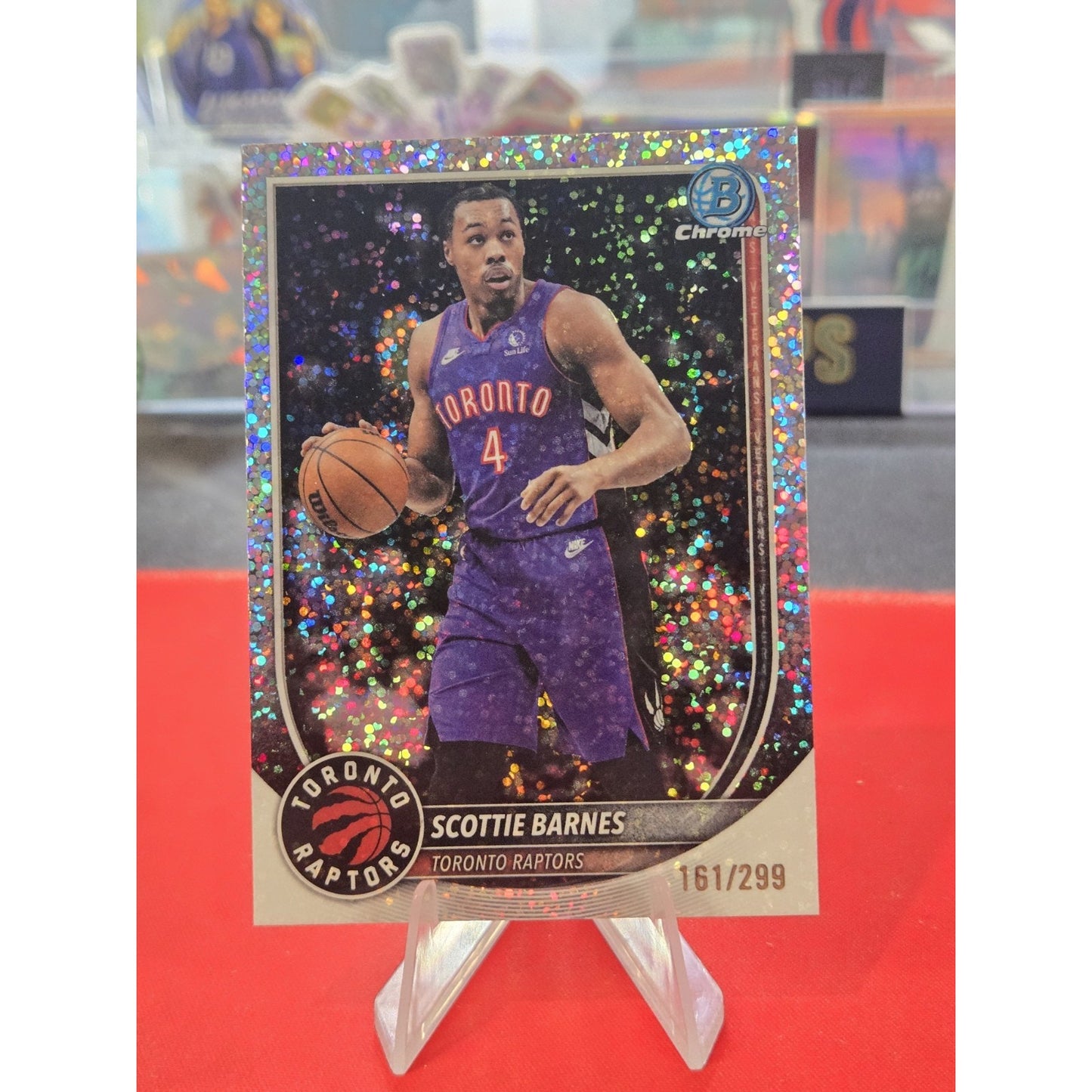 Scottie Barnes /299 Speckle Refractor 2025-26 Bowman Chrome Raptors