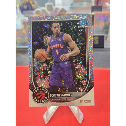 Scottie Barnes /299 Speckle Refractor 2025-26 Bowman Chrome Raptors