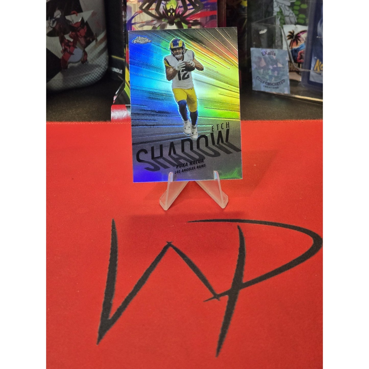Puka Nacua 2025 Topps Chrome Football Shadow Etch Case Hit