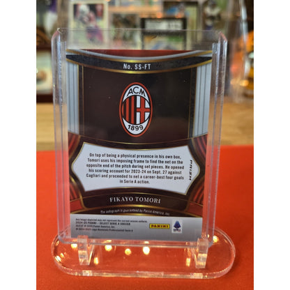 2024-25 Panini Select Serie A Fikayo Tomori Select Signature Prizm AC Milan