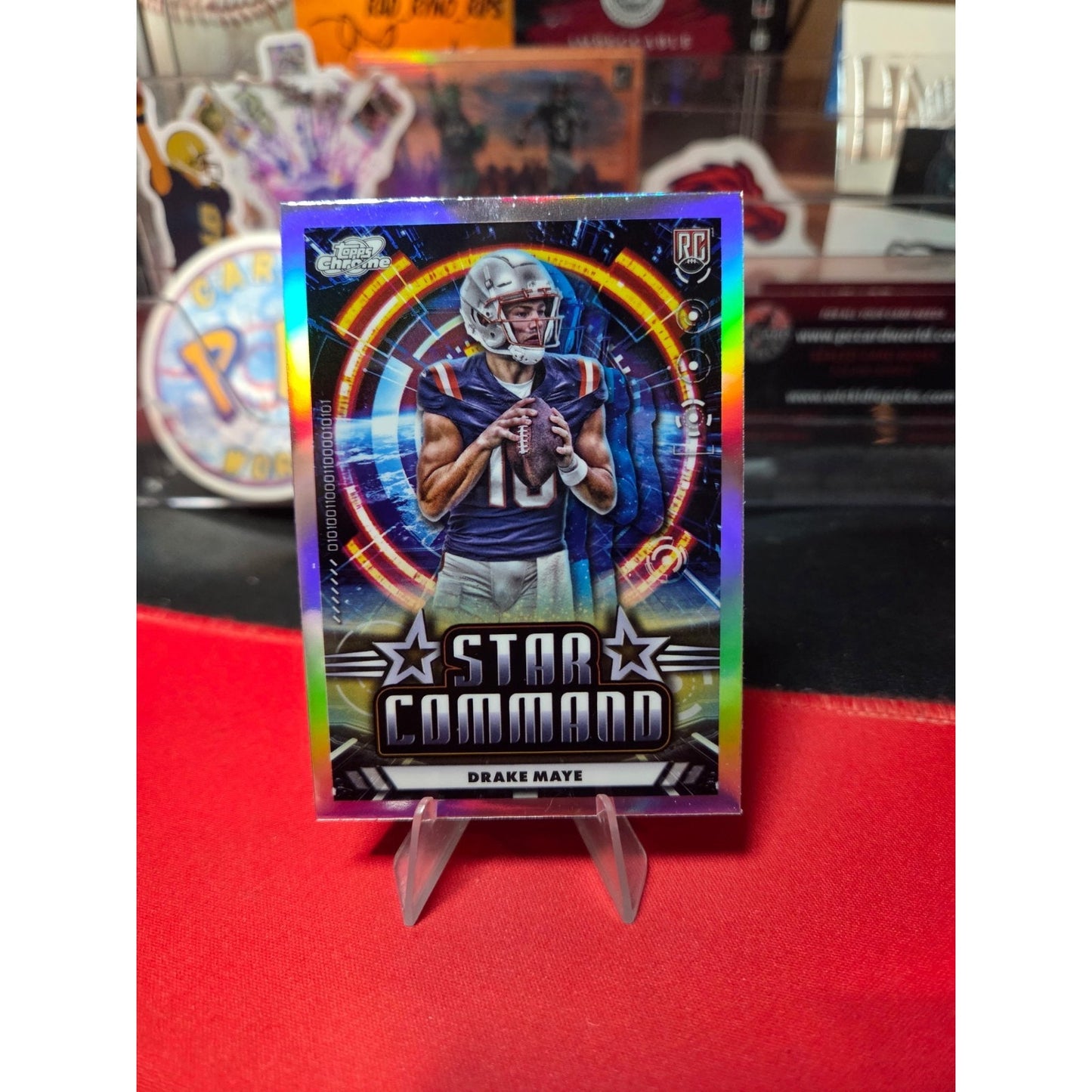 Drake Maye 2024 Topps Cosmic Chrome - Star Command #SC-17 (RC)