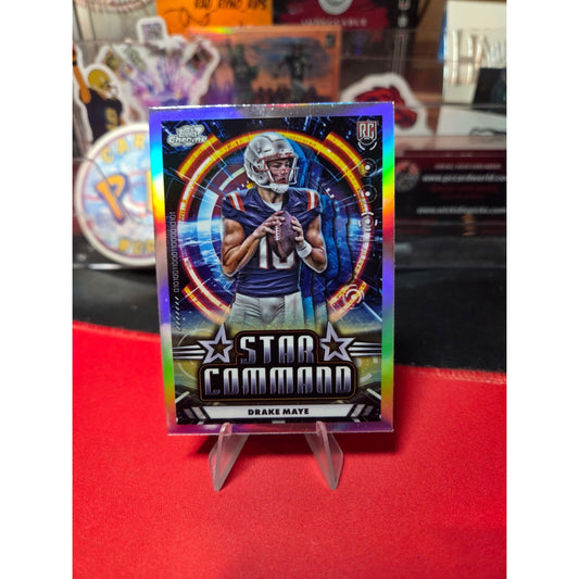 Drake Maye 2024 Topps Cosmic Chrome - Star Command #SC-17 (RC)