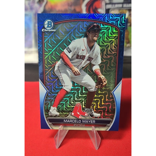 Marcelo Mayer 2023 Bowman Chrome - Prospects #BCP-210 Blue Mojo Refractor
