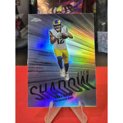 Puka Nacua 2025 Topps Chrome Football Shadow Etch Case Hit