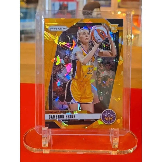 Cameron Brink 2024 Panini Prizm WNBA #127 Orange Ice Prizm (RC)