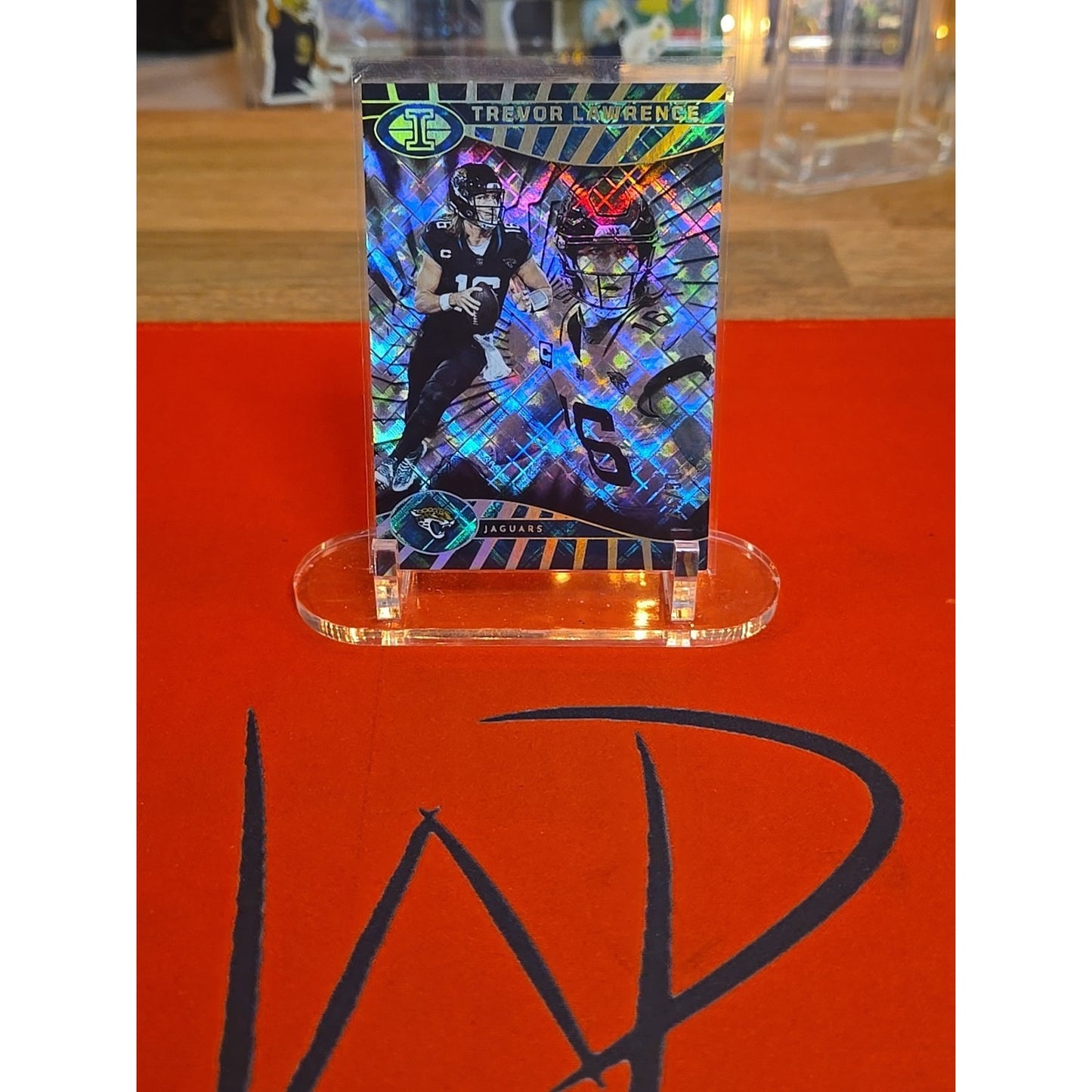 Trevor Lawrence 2024 Panini Illusions #40 Trophy Collection Diamond /50