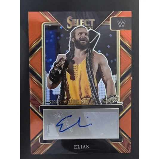 Elias /49 Auto 2023 Panini Select WWE Selections Red Prizm #SL ELS