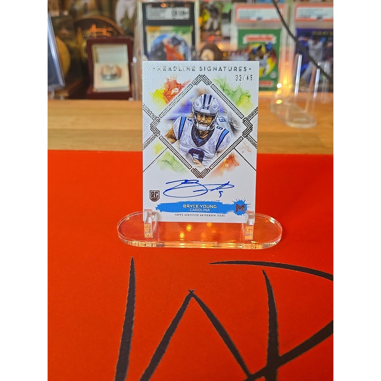 Bryce Young Auto /49 RC 2023 Topps Motif - Headline Signatures #HS-BY