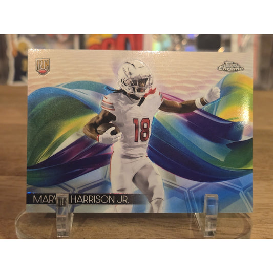 Marvin Harrison Jr Case Hit 2024 Topps Chrome RC Rookie Helix H-10 SSP
