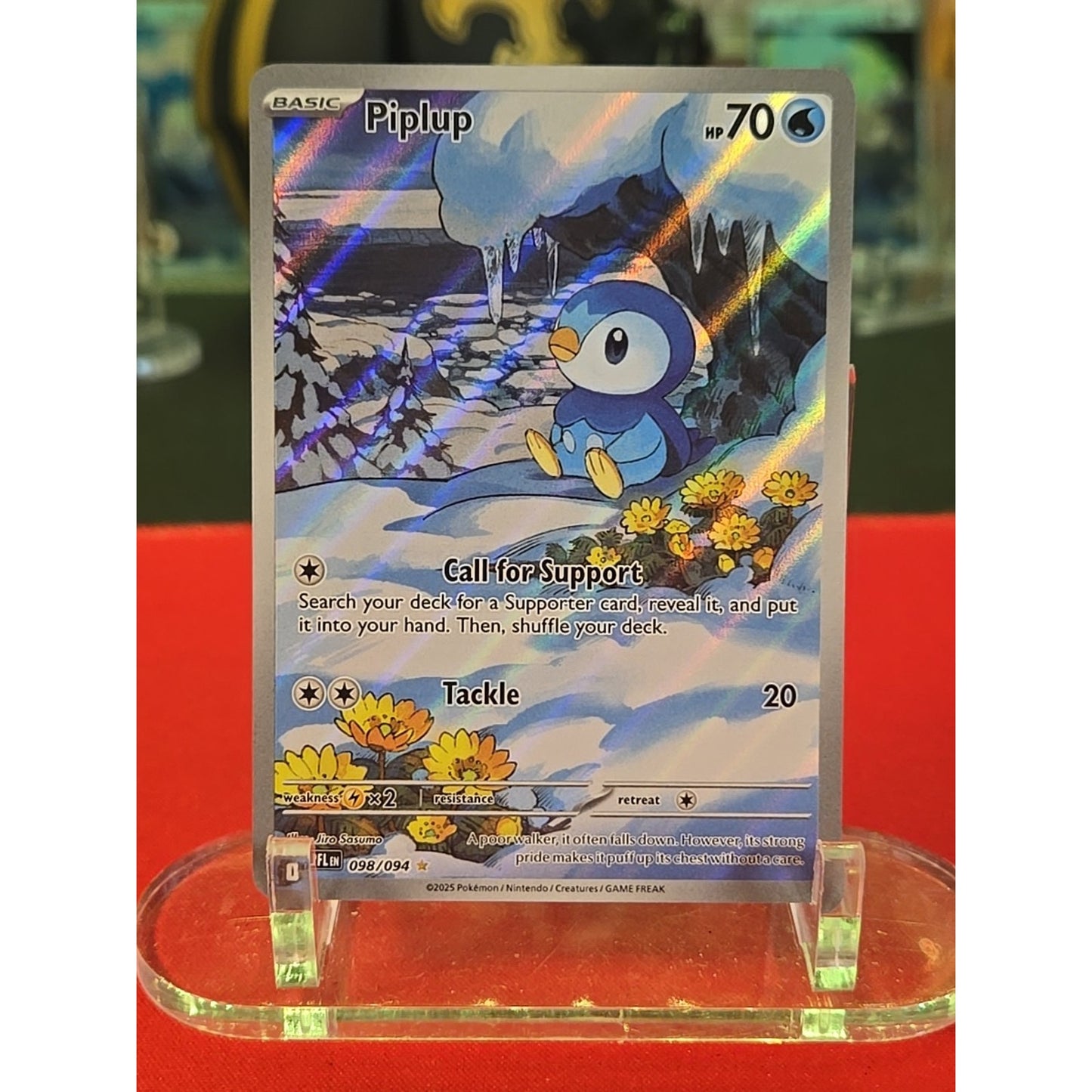 Piplup 098/094 Me02: Phantasmal Flames Holo