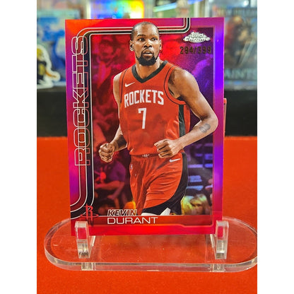 2025 Topps Chrome Kevin Durant Pink /399 SP