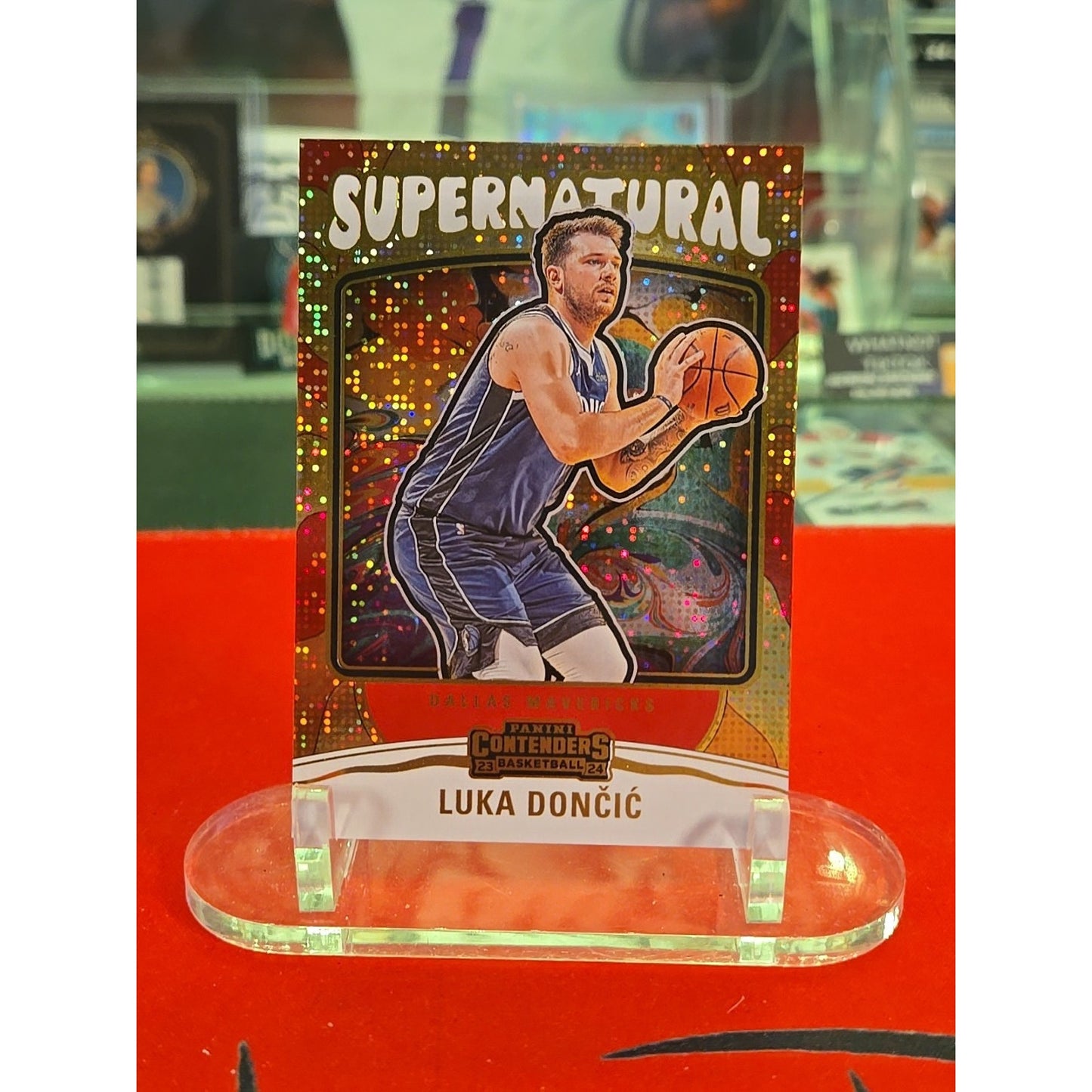Luka Doncic 2023-24 Panini Contenders Supernatural #18 Mavericks Lakers