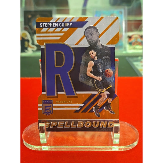 2023-24 Donruss Elite - Spellbound Stephen Curry #33 Orange Die-Cut NBA warriors