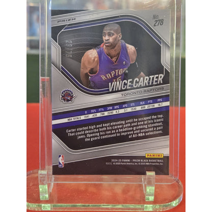 Vince Carter /75 2024-25 Prizm Red Power