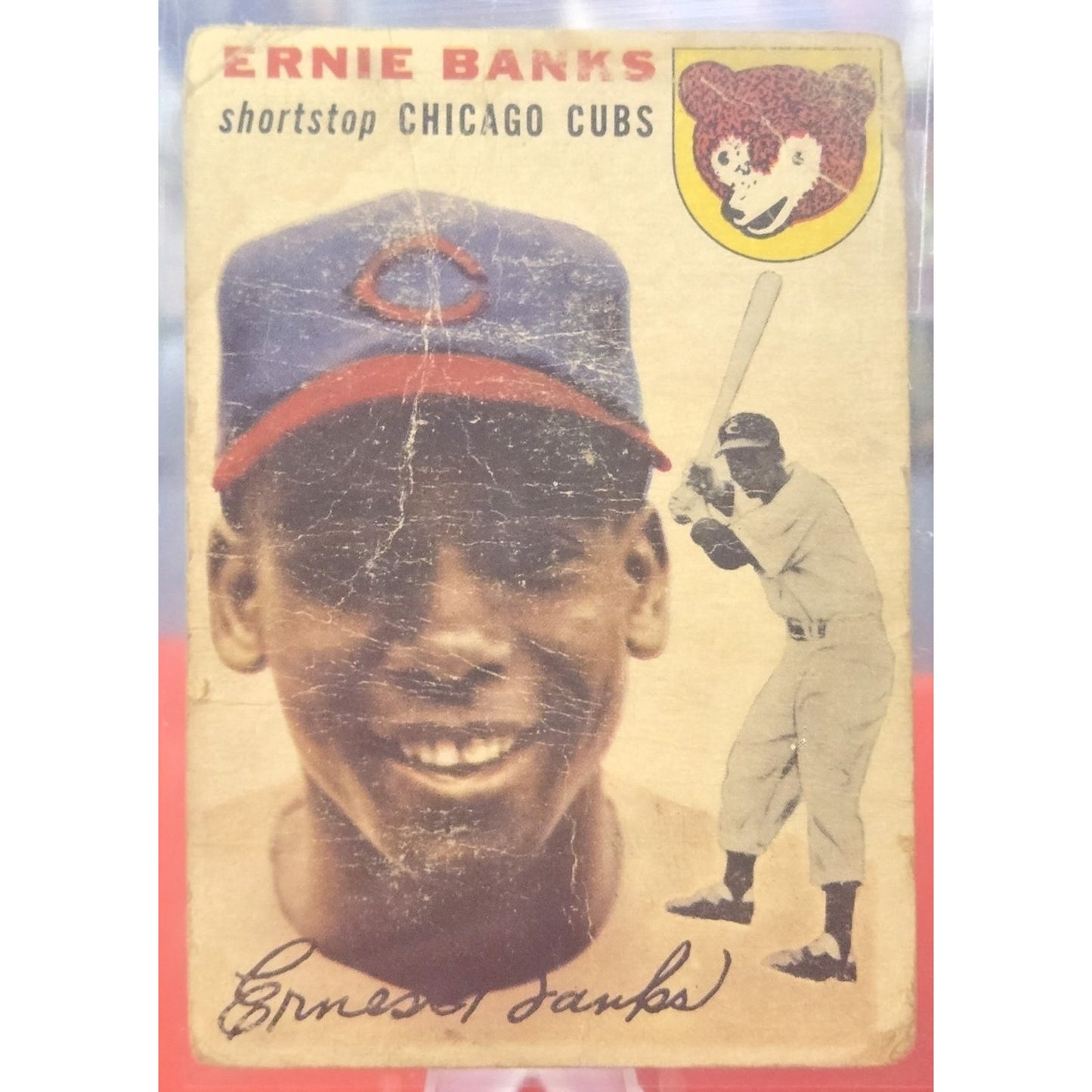 Ernie Banks RC 1954 Topps 94