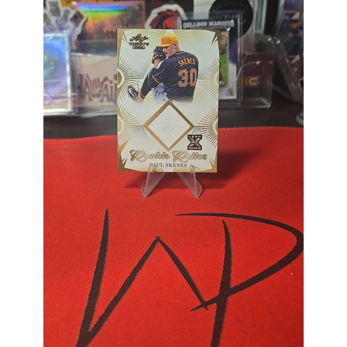 2023 Leaf Trinity Mega Box - Rookie Relics Paul Skenes #RR-41 (MEM, RC)
