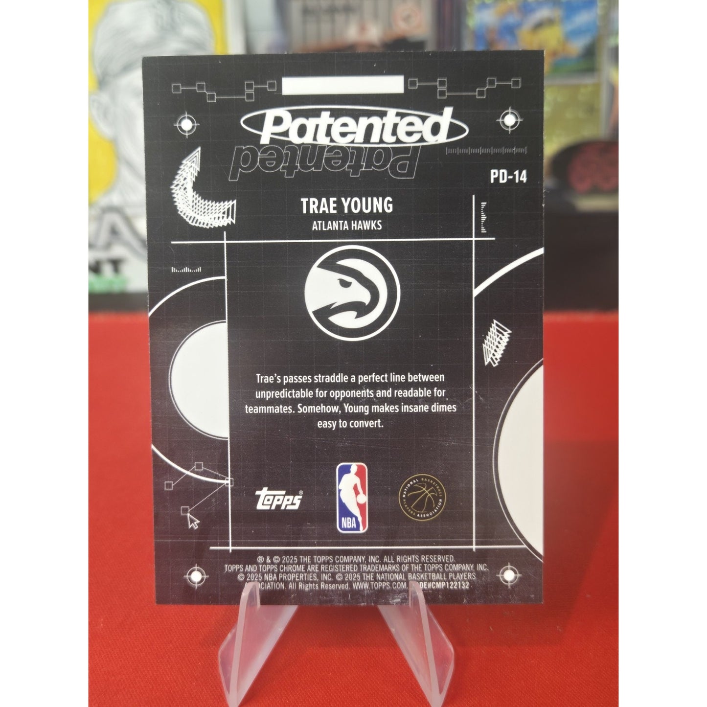 Trae Young SSP 2025-26 Topps Chrome - Patented #PD-14