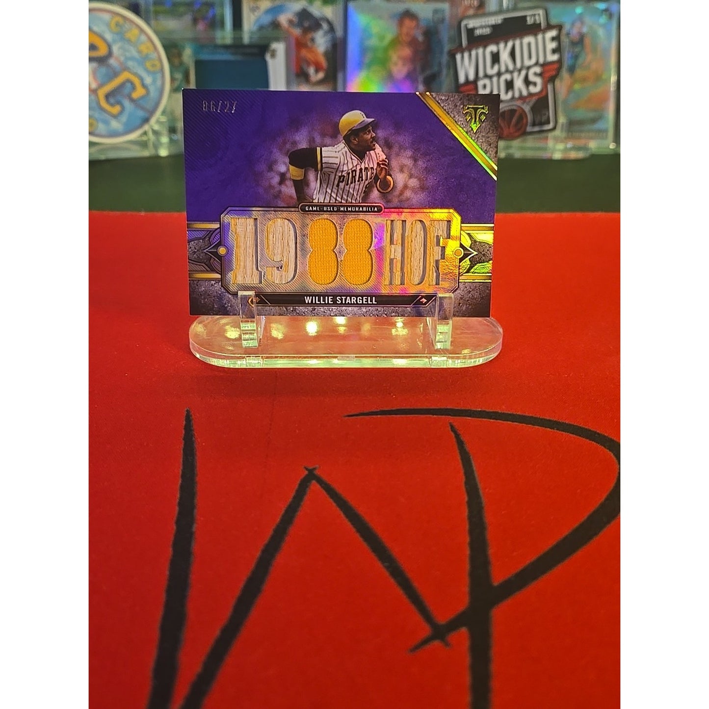 Willie Stargell /27 Triple Relic 2024 Topps Triple Threads Legend