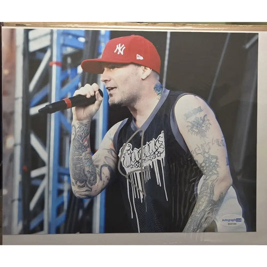Fred Durst head shot autographed photo signed 8x10 #5 Limp Bizkit