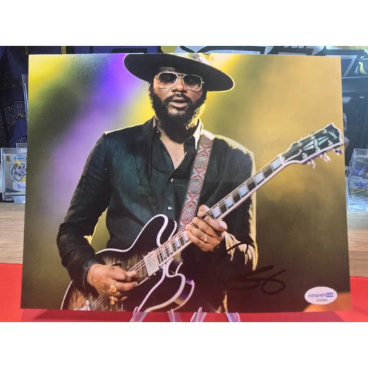 GARY CLARK JR. SIGNED BLUES PROMO 8X10 ACOA