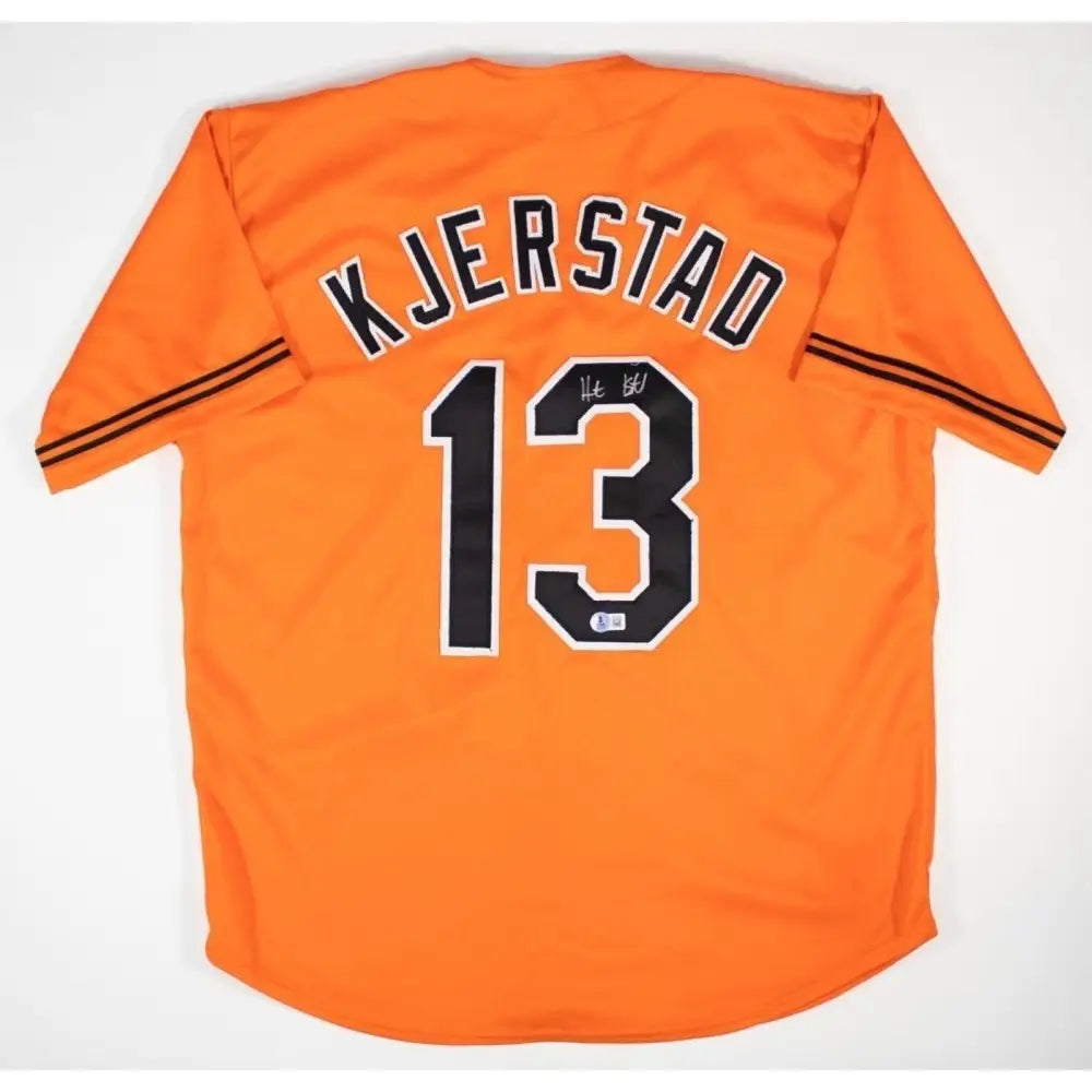 Heston Kjerstad Signed Baltimore Orioles Jersey (Beckett) #2 Pick 2020 MLB Draft