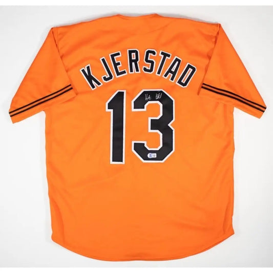 Heston Kjerstad Signed Baltimore Orioles Jersey (Beckett) #2 Pick 2020 MLB Draft