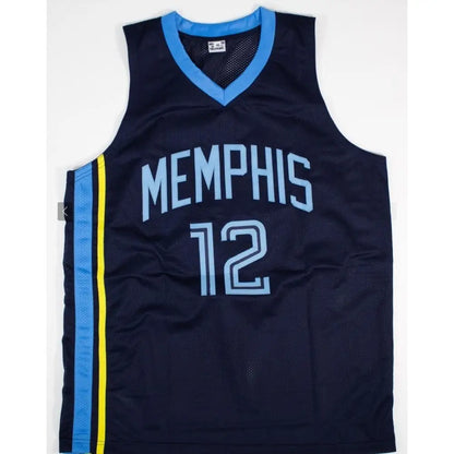 Ja Morant Authentic Signed Light Blue Pro Style Jersey Autographed Beckett Auth