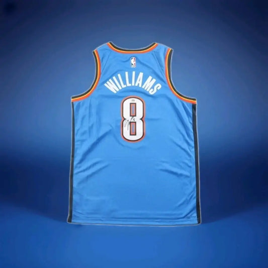 Jalen Williams Signed Oklahoma City Thunder Jersey with PSA Authentication NBA