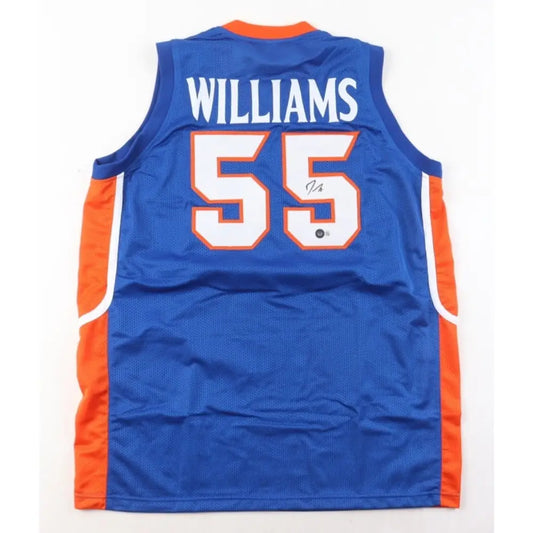 Jason Williams Autographed Jersey Beckett Custom Jersey White Chocalte On Front