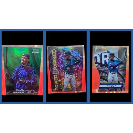 Ken Griffey Jr 2024 Topps Stadium Club x3 Card Lot