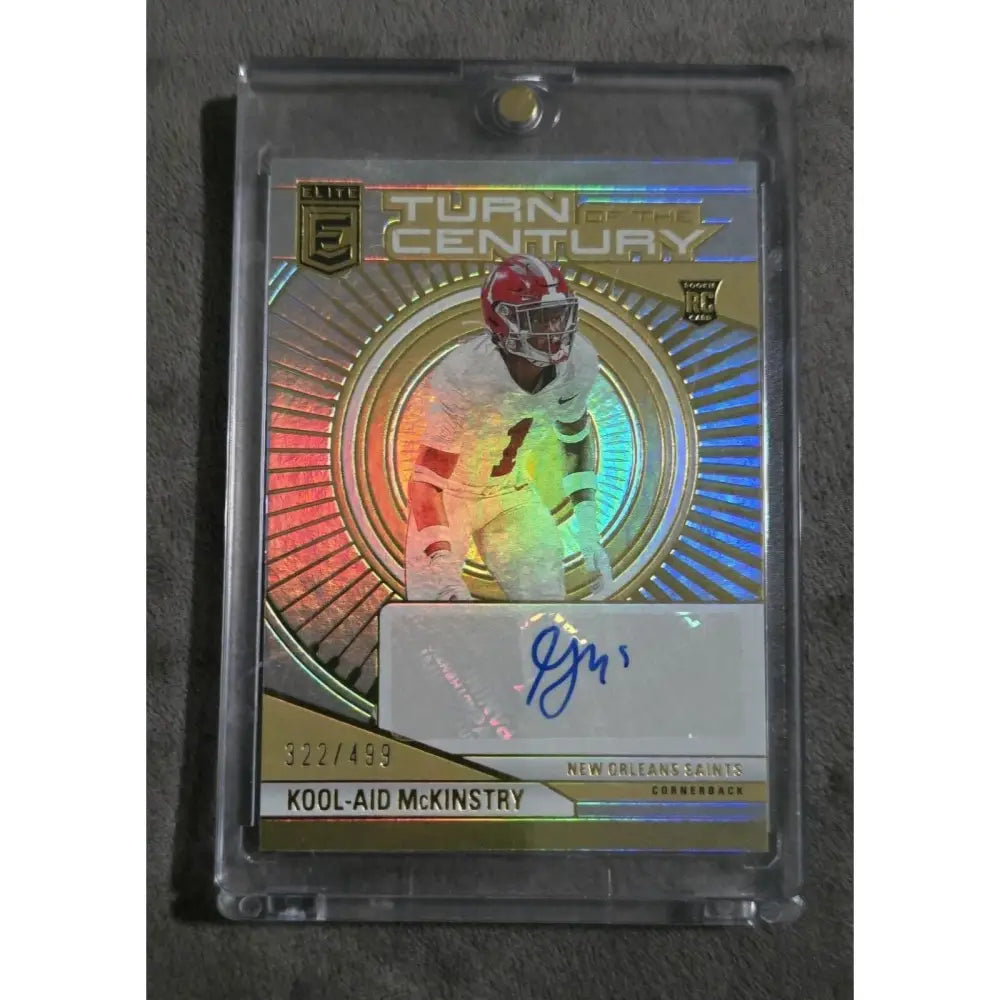 Kool Aid McKinstry RC Auto 2024 Donruss Elite Turn of the Century #TCA KMC Football Card