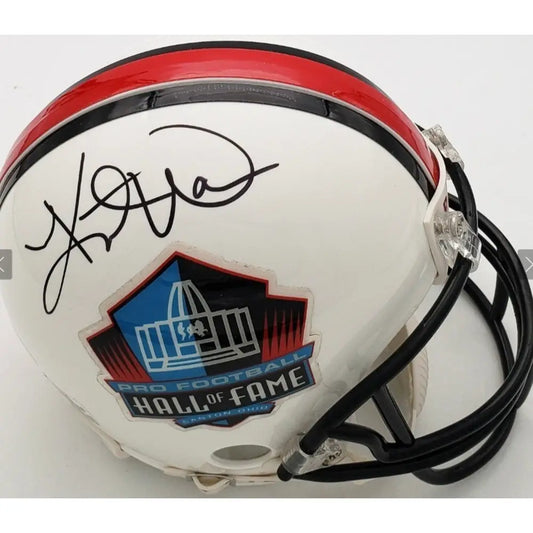 Kurt Warner Signed Autograph Auto Hall Of Fame HOF Football Mini Helmet JSA COA