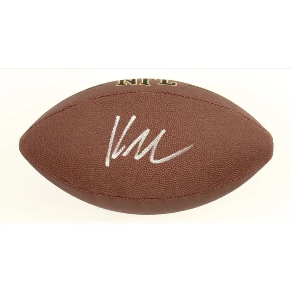 Kyren Williams Signed Football Beckett COA *Will Combine With Jersey For Deal*