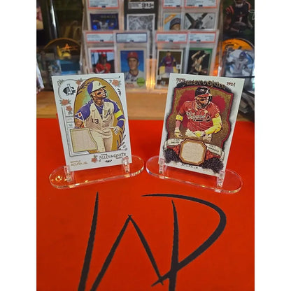 Lot Of 2 2022 Allen and Ginter Ronald Acuna Jr Memorabilia Cards