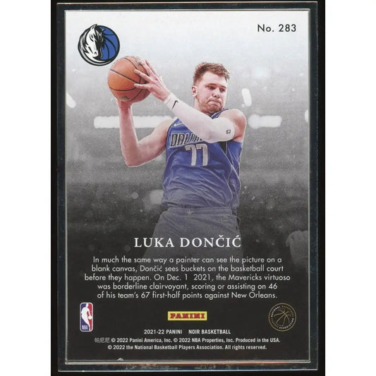 Luka Doncic /25 Panini 2021 Noir Vintage Art
