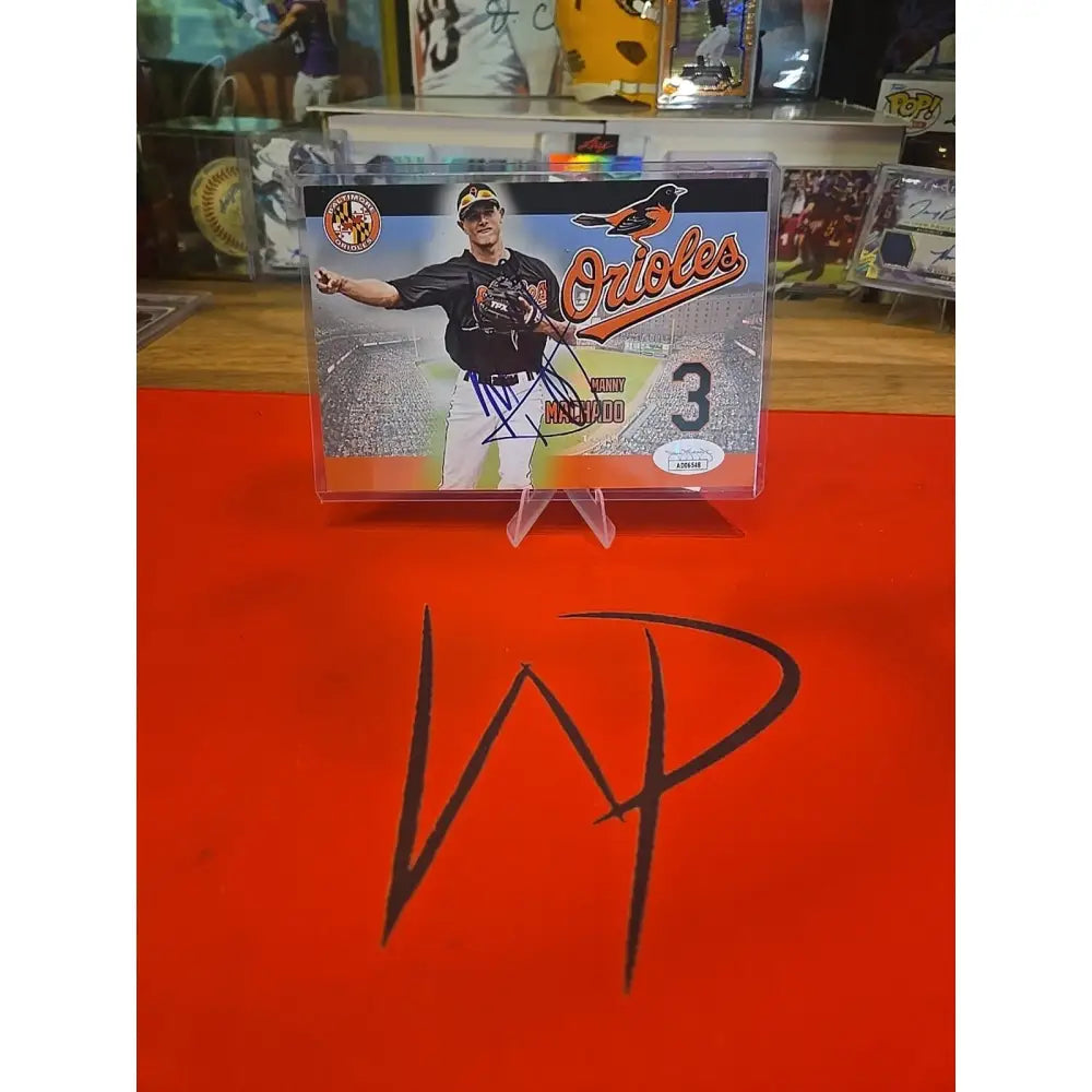 Manny Machado Autographed 8x10 Baltimore Orioles JSA