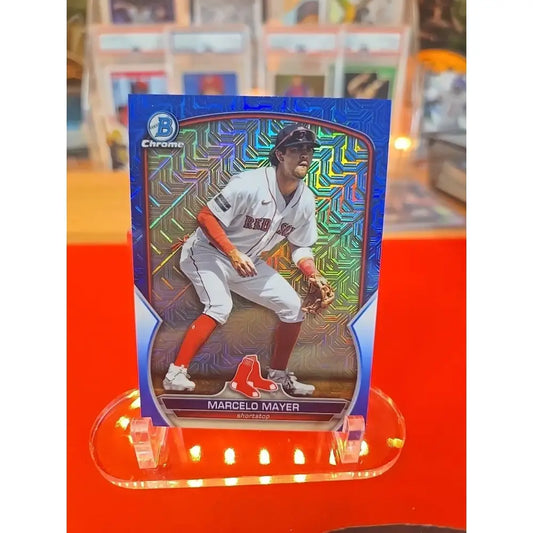 Marcelo Mayer Blue Mojo Refractor /150 2023 Bowman Chrome Mega