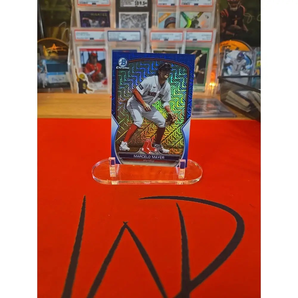 Marcelo Mayer Blue Mojo Refractor /150 2023 Bowman Chrome Mega